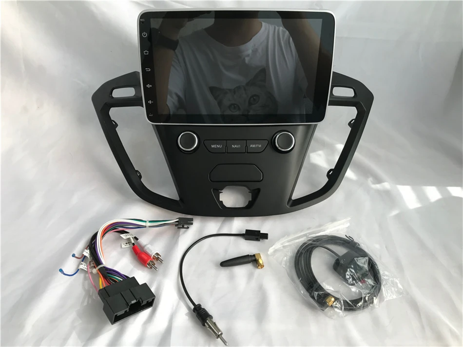 Android 9,0 Восьмиядерный " автомобильный DVD Мультимедиа gps для Ford Transit на заказ 2013- с радио 4 Гб ram BT магнитофон