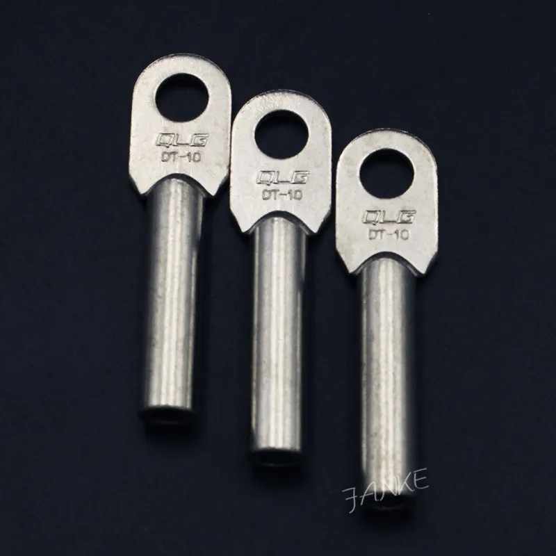 Коннектор для кабеля 10 мм2 с медным покрытием оловянный тон болта диаметром 8 5 мм