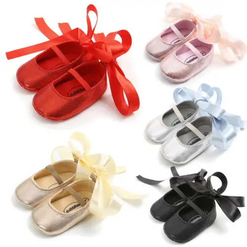 

Fashion Kid Infant Baby Girl Shoes First Walkers Belt Bow Soft Sole Shoes Party Wedding Shoes Baby Girl