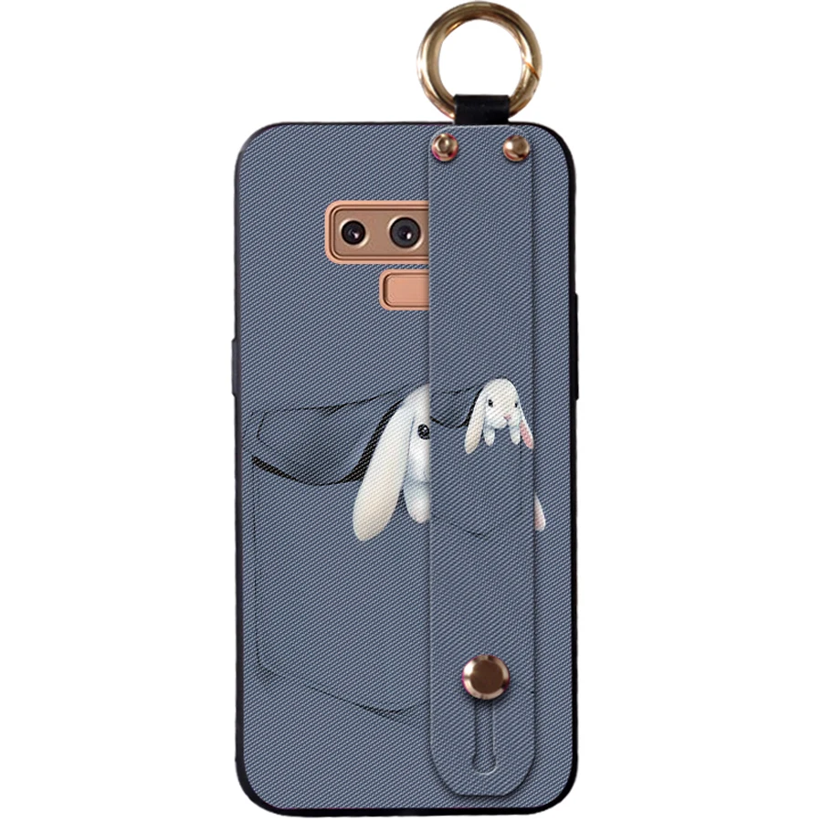 Кот», «кролик» ТПУ кейс для samsung galaxy A20 30 50 60 40 70 M20 s8 s9 s10 plus note 8 9 чехол милый мультяшный браслет в виде ракушки