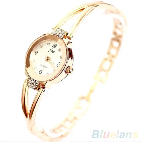 Для женщин с покрытием из розового золота браслет со стразами сплава круглые