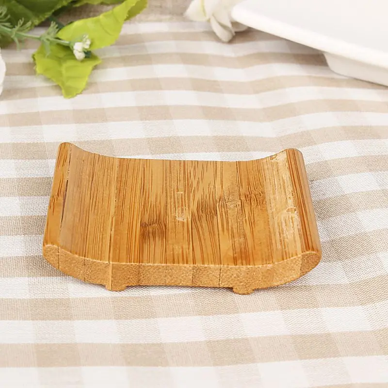 Натуральный Бамбуковый поднос для мыла посуды Стильный винтажный коврик
