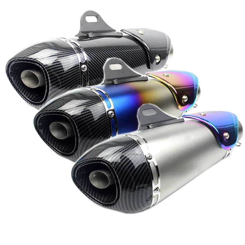 51 мм мотоциклетный глушитель для Yoshimura трубы для Honda grom suzuki gsr 600 gsr750 FZ1N MT09 Ninja400 tmax CBR500R