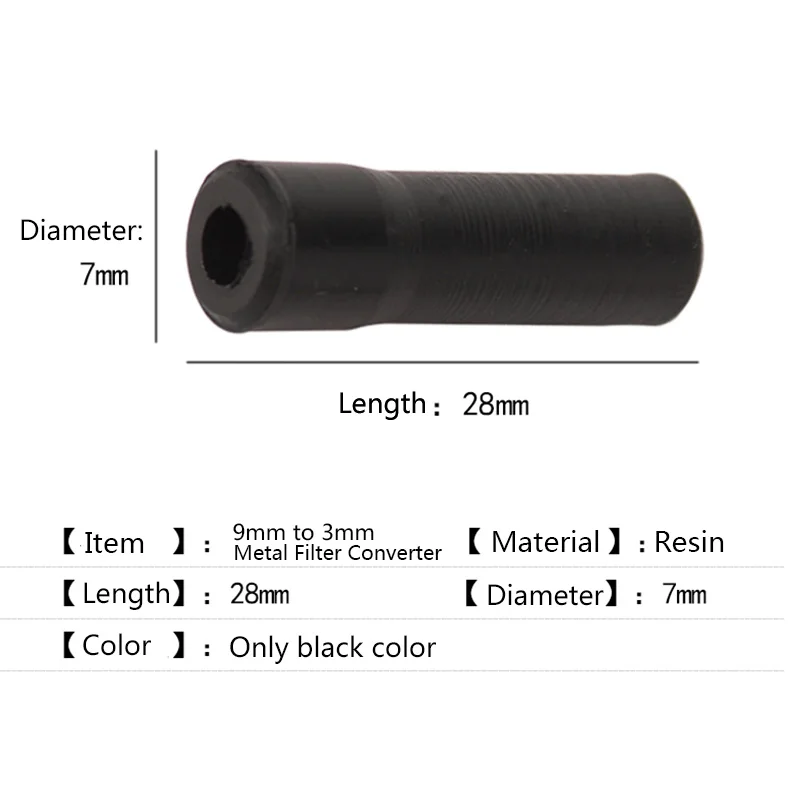

MUXIANG 10 Pcs/lot Good 9mm to 3mm Metal Filter Converter Smoking Pipe Accessories Filter Changer Swift PVA/SAP Transvert fg0007