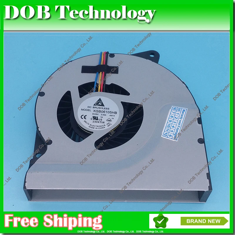 Оригинальный ноутбук центральный процессор охлаждающий вентилятор для ASUS N53 K73E