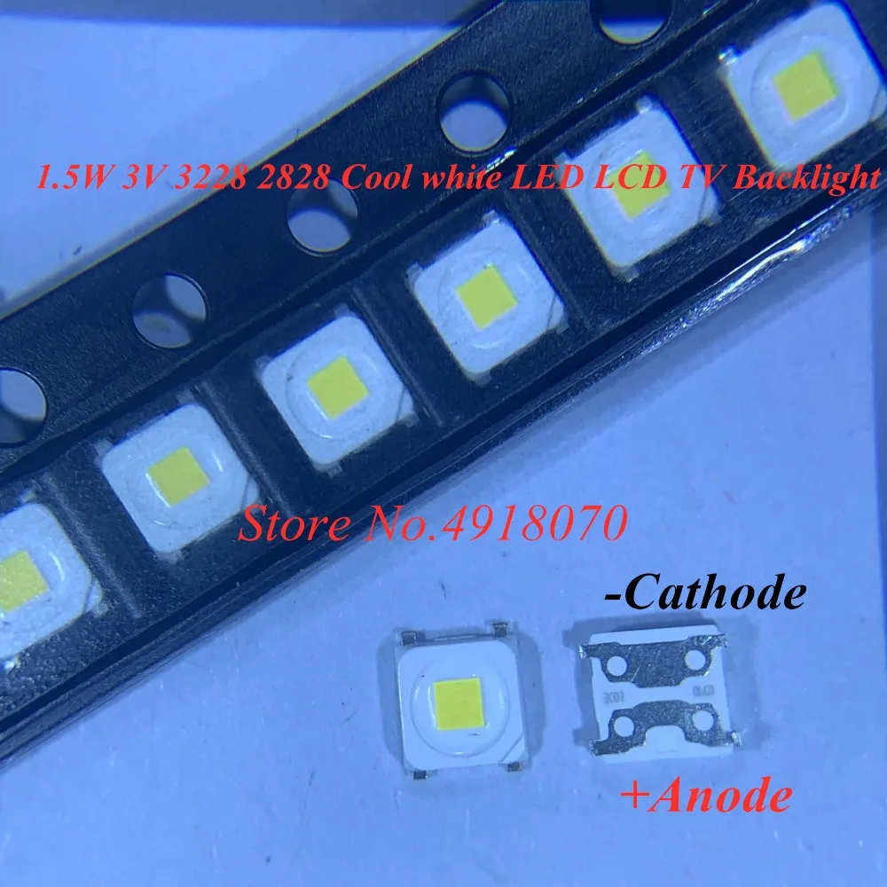 1000 шт. специальная светодиодная подсветка флип-чип LED 1 5 Вт 3 в 3228 2828 SPBWH1322S1KVC1BIB