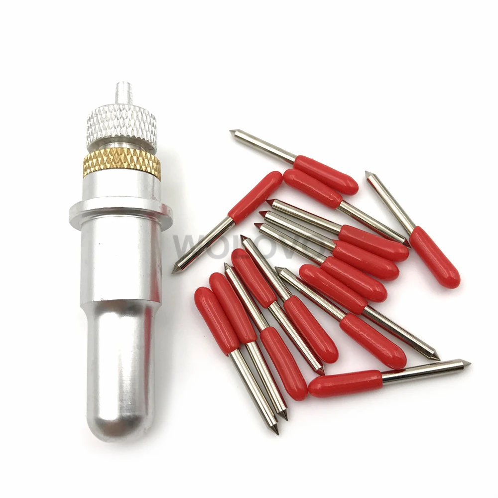 15 шт./лот 45 градусов Roland cricut винил режущий плоттер лезвия + резак марки Лезвие