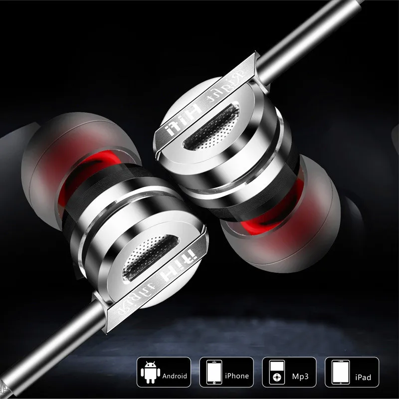 Оригинальные проводные наушники стерео гарнитуры HiFi музыка Бас Звук Наушники
