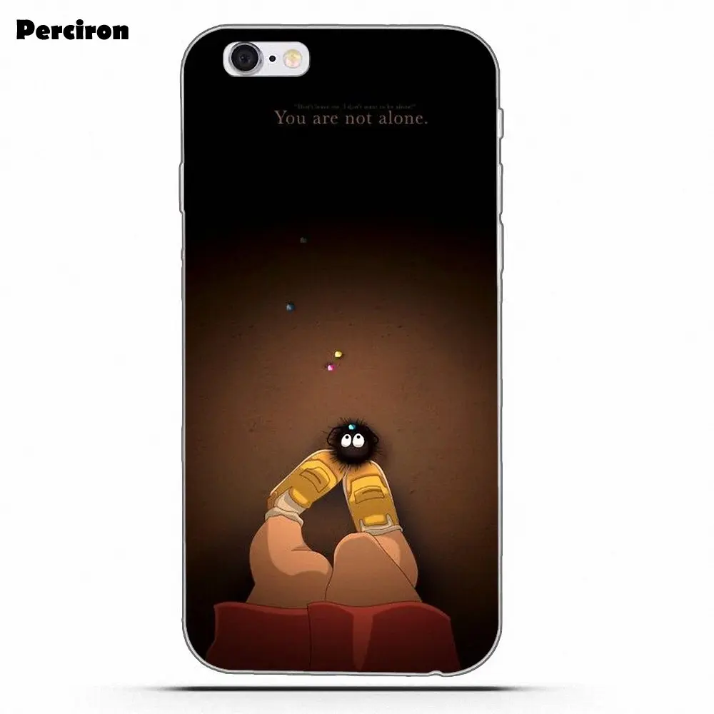 Тоторо портал Soot Sprite для huawei P7 P8 P9 P10 P20 P30 Lite Mini Plus Pro Мягкий мобильный чехол