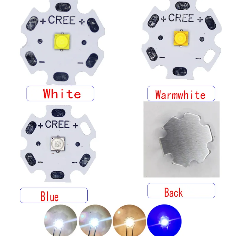 5x 5W Cree XTE XT-E High Power LED Emitter Diode White/Warm White/Neutral Royal Blue | Bulbs &amp Tubes