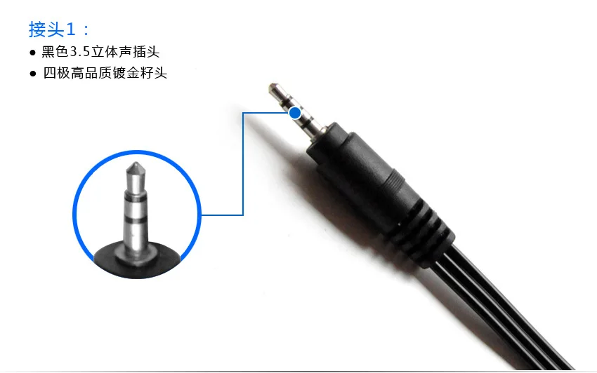 4 провода 3 5 мм штекер 3RCA аудио видео кабель футов 1 м RCA av-кабель для DVD CD компьютера