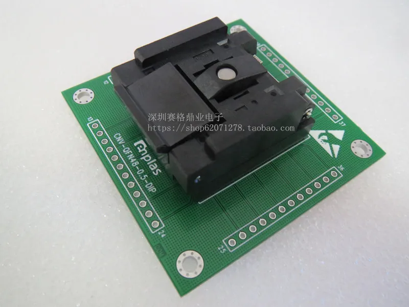QFN 48(56)BT 0.5 01 QFN48 7X7mm шаг 0 5 мм IC Тесты сиденье скамья гнездо адаптера