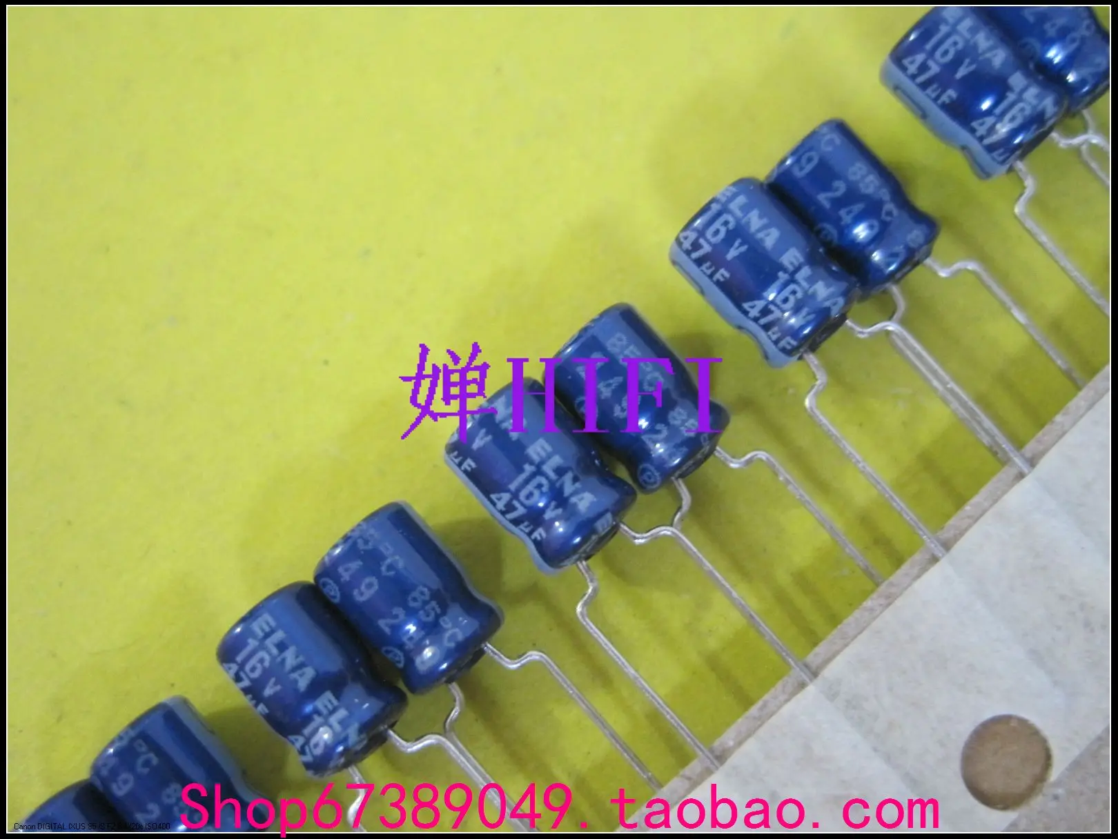 2020 hot sale 20PCS/50PCS Imported ELNA original RC3 blue - robed  electrolytic capacitor 16v47uf 5x7 free shipping