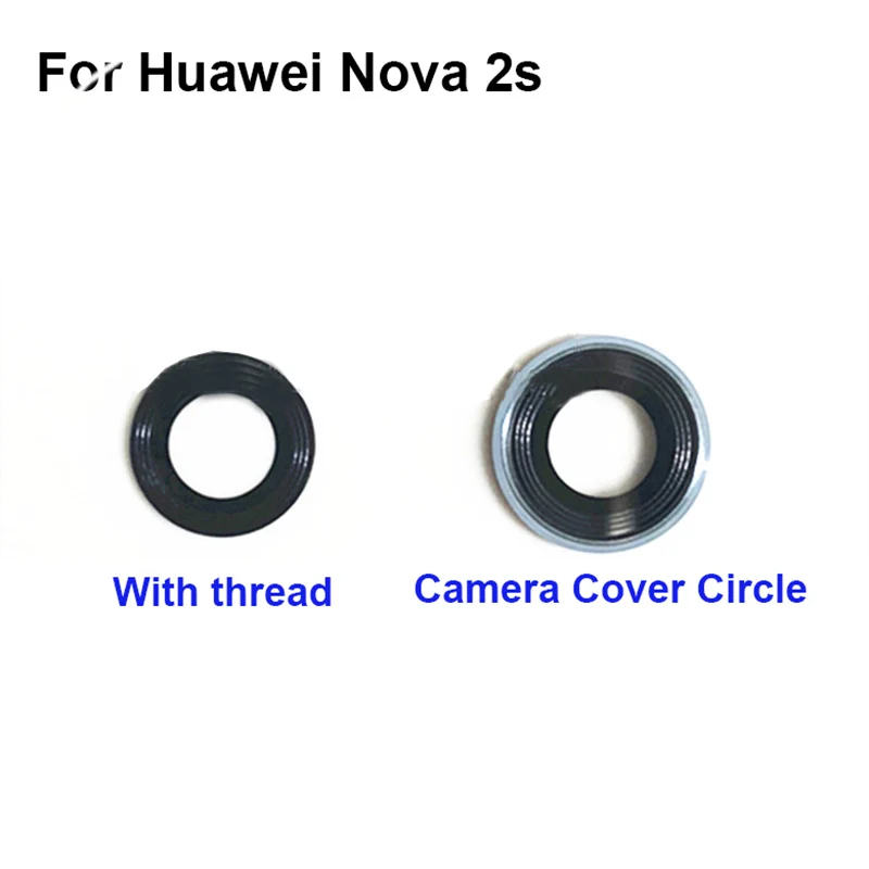 Оригинал для Huawei Nova 2 S Задняя камера стеклянная линза + крышка камеры Круг детали