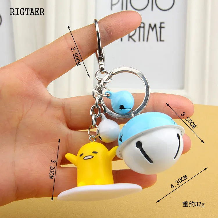2017 детские игрушки новое кольцо для ключей с желтком и колокольчиками креативная