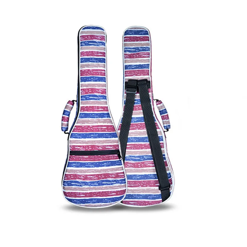 

Good quality Professional portable 23 24 concert ukulele bag padded backpack cover soft colorful case shoulder strap child gift