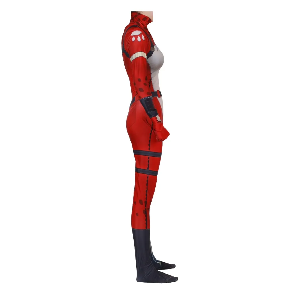 2019 женский костюм для костюмированной вечеринки в стиле игры Kostuum RED NOSED RAIDER