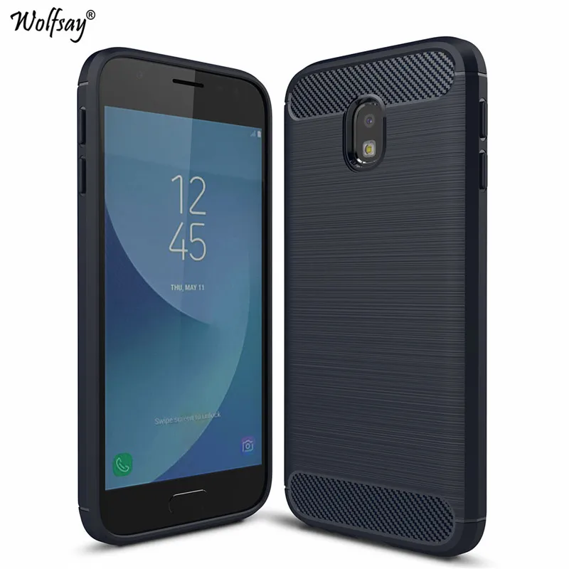 Wolfsay СПС чехол для телефона Samsung Galaxy J3 2017 J330 резиновый силиконовый мягкий Fundas