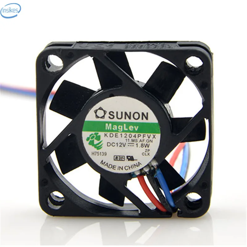 Sunon KDE1204PFVX 11.MS. AF. GN компьютер двойной шар вентилятор охлаждения DC 12 В 1 8 Вт 0.15A 4010