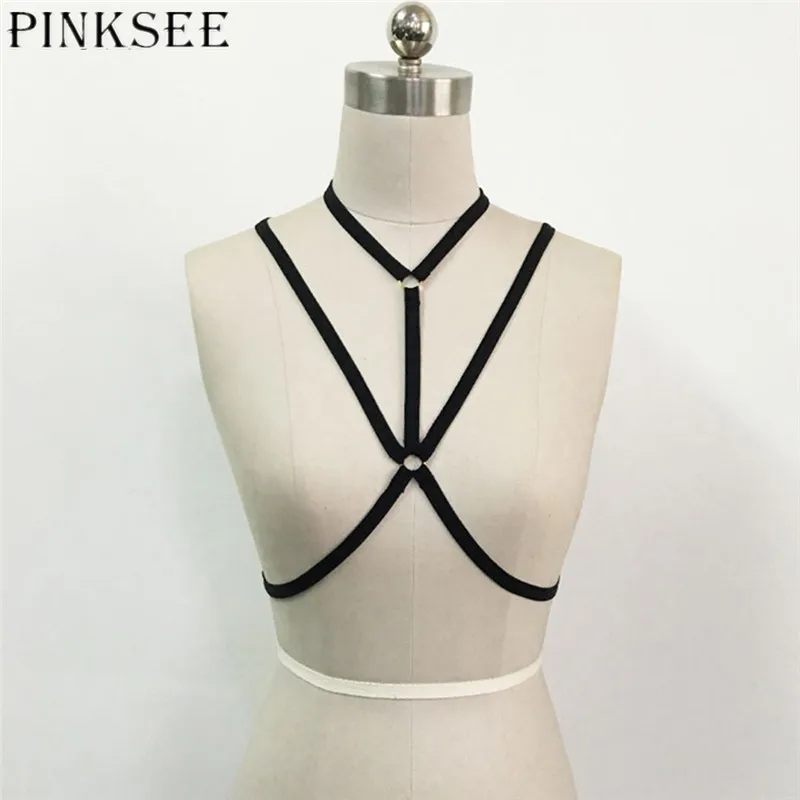 Пикантная Женская Экзотическая одежда PINKSEE Пляжное бикини эластичное