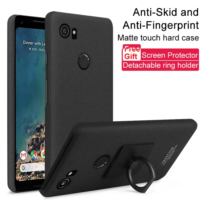 IMAK Ковбой матовый чехол для телефона Google pixel2 XL бампер + держатель Экран протектор