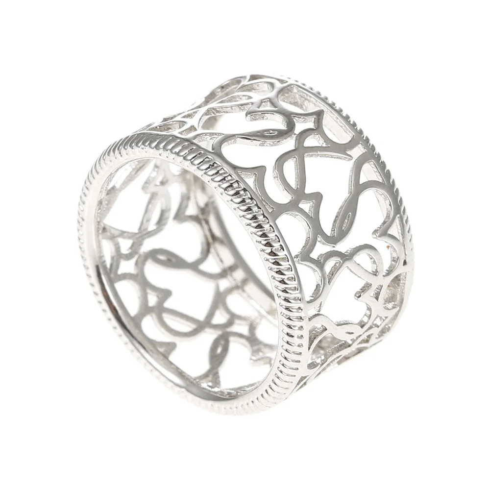 Black White Кремо полый браслет Кольца Bijoux Femme персонализированные палец манжета кольцо Argent Реверсивный сменный кожаный клетка кольцо Спиннер - Цвет основного камня: Black White