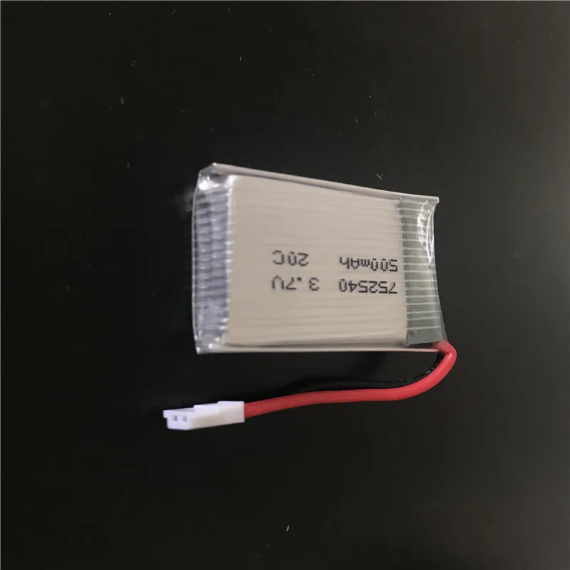 3 7 V 500 мА/ч 20C RC игрушки Lipo Батарея 1S для V252 JXD385 Syma X5 X5C H5C X5SC X5SW JXD 523 Вт JJRC H43WH мини Дрон