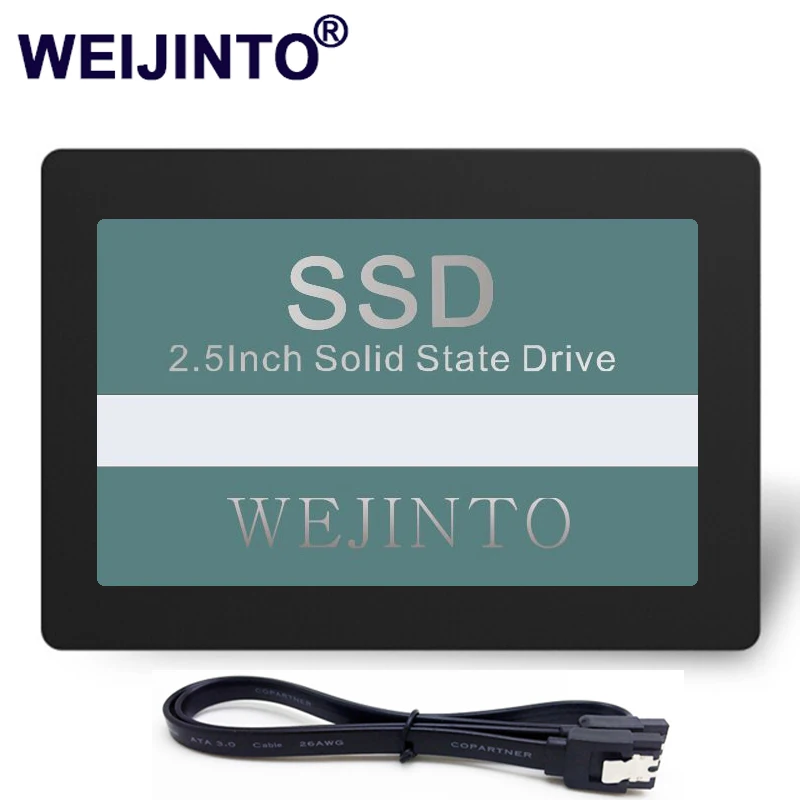 WEIJINTO 2,5 SATA SATA2 SATA3 SSD 32 Гб 60 ГБ 120 ГБ 240 ГБ Внутренний твердотельный жесткий диск 128 Гб SSD для настольного ноутбука