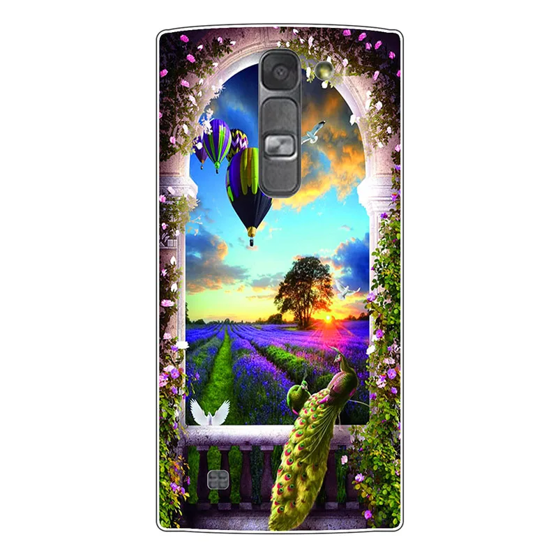 ZX13 Задняя крышка чехол для LG Magna G4c H522Y H502f H500F H525N короны цветка башни однотонный Мягкий чехол из TPU силиконовый чехол для LG G4 мини Чехол - Цвет: ZX13
