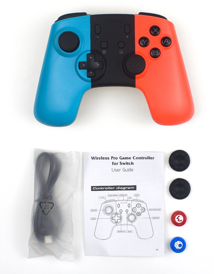 Игровой контроллер с изображением лягушки для nintendo Switch, беспроводной геймпад для ПК, Bluetooth джойстик