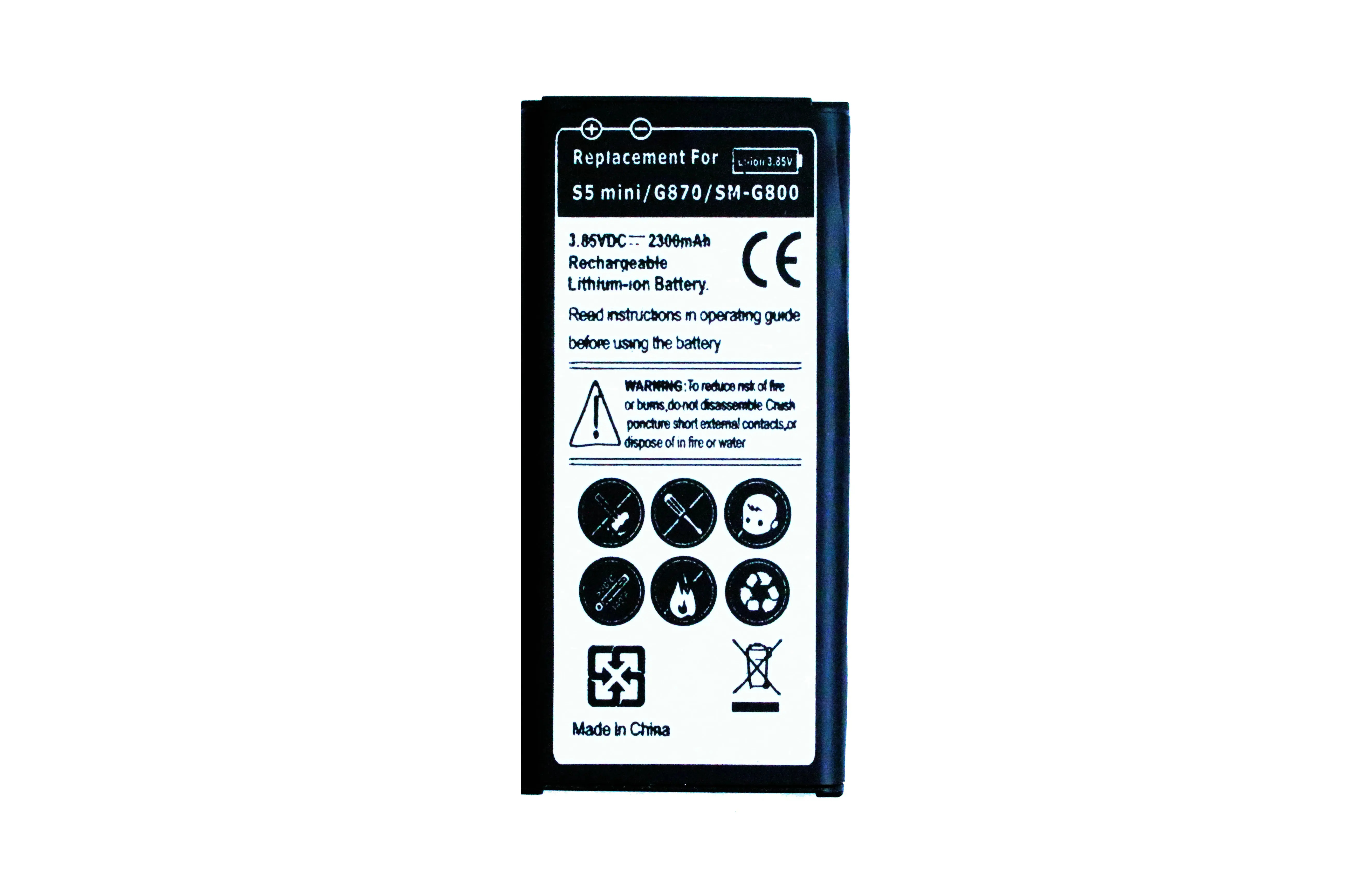 Seasonye 2300mAh EB BG800BBE 3.85VDC Сменный аккумулятор для Samsung Galaxy SV Mini S5 mini G870 SM G800F G800 + код