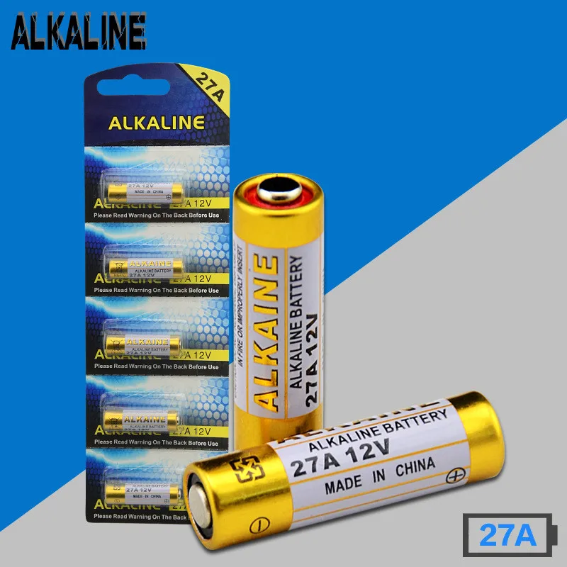 Щелочная батарея для дверного звонка, фонарика, 20 шт., 27A, 12 В, L828, 27AE, 27MN