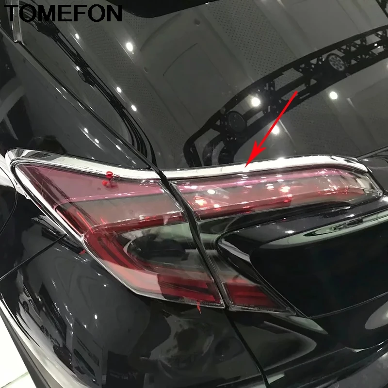 TOMEFON для Toyota C-HR CHR 2016 2017 2018 задний фонарь лампа рамка литье Крышка отделка внешние