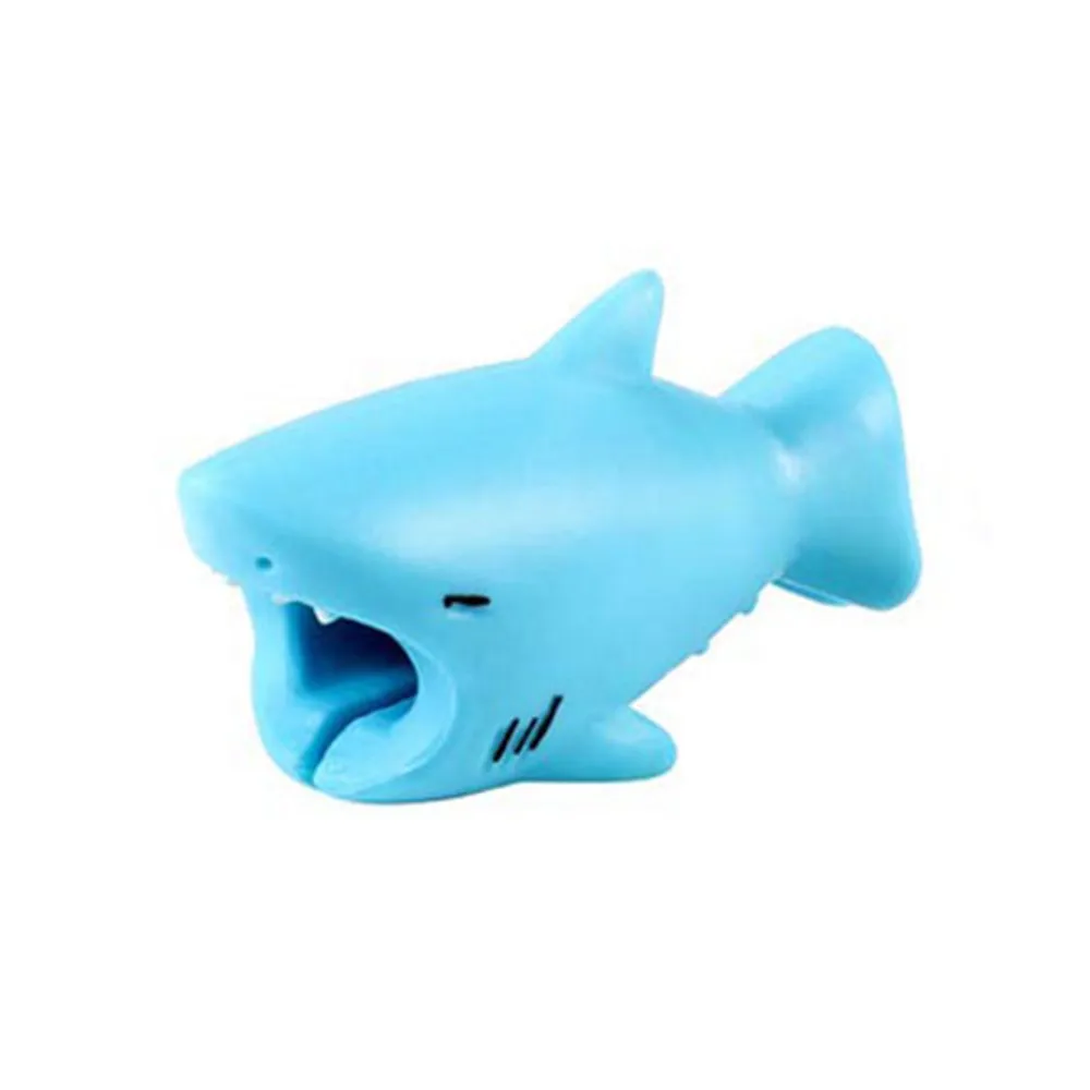 Shark Данные кабель защита рукав кабель намотки милые животные кабель протектор для мобильного телефона держатель - Цвет: Shark