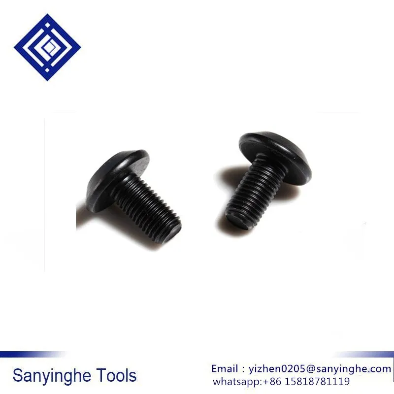 

10pcs M6-0.75x12 20pcs M8-1.0x16 12.9 level High-strength CNC milling cutter head screw mushroom head screw Umbrella head screw