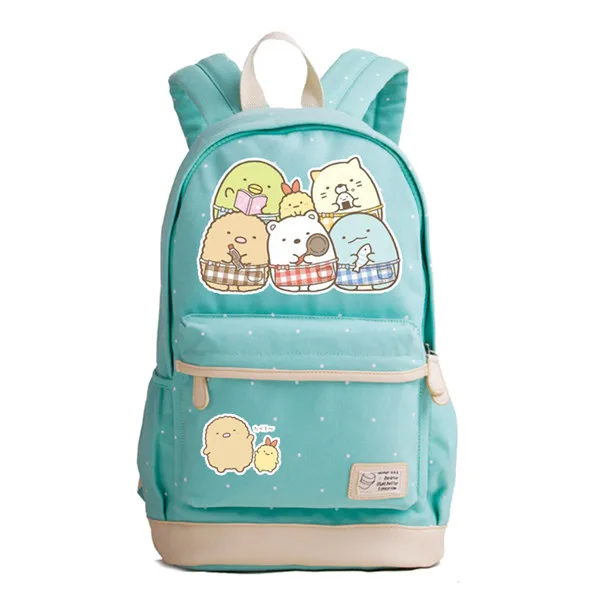 24 Kawaii sumikkourashi холщовые школьные сумки милые женские розовые рюкзаки Mochila Feminina девочки походный рюкзак для ноутбука рюкзак - Цвет: 24