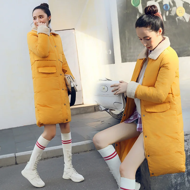 Зимнее пальто Женская Модная парка куртка корейские длинные парки Mujer куртки для