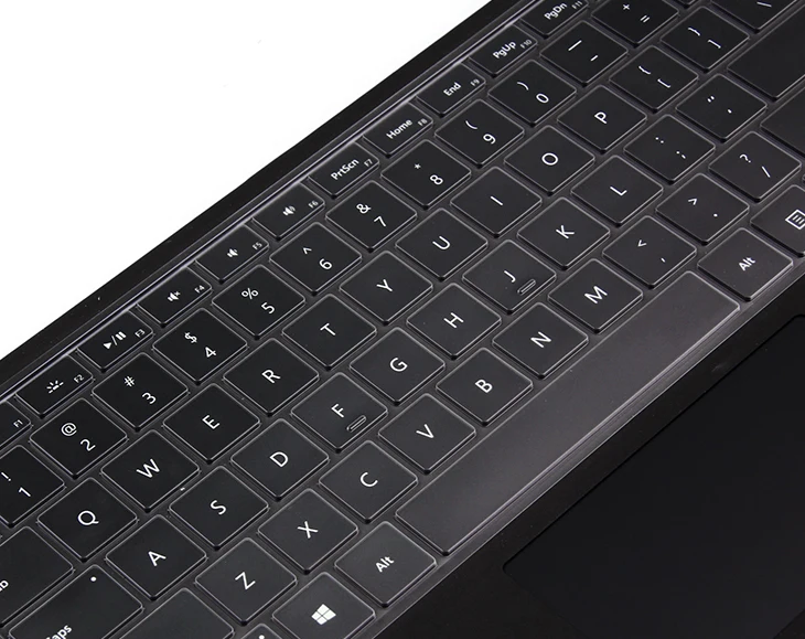 XSKN для Microsoft New Keyboard Surface Pro (2017 выпущен) Прозрачный из ТПУ Водонепроницаемая