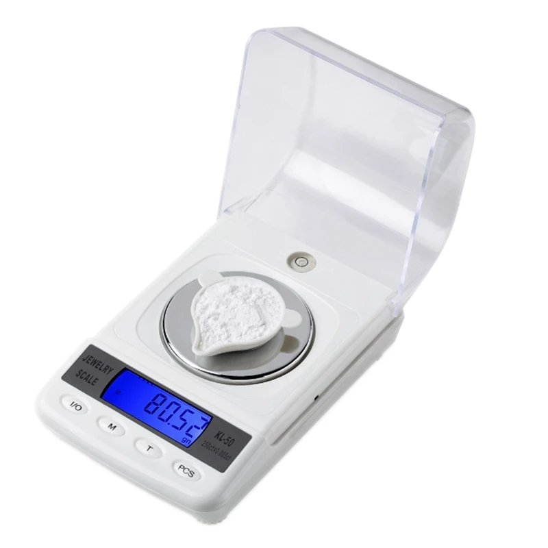 

100g/50g 0.001g LCD Digital Jewelry Scales Precision Diamond Laboratory Weight Balance Medicinal Electronic Scale with USB cable