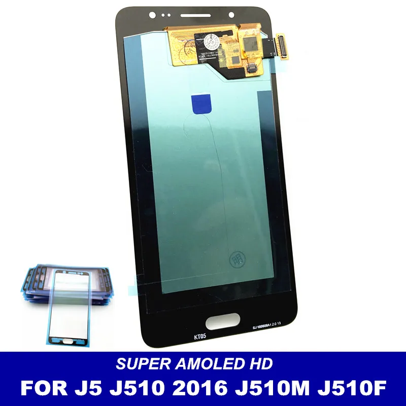 100% протестированный AMOLED ЖК для Samsung Galaxy J5 2016 j510 J510FN J510F J510Y J510M J510G экран дисплей