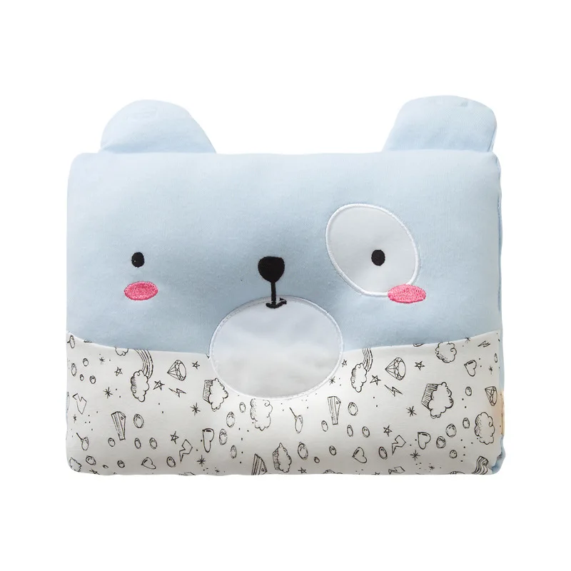 Cartoon Boys Girls Baby Pillow Soft Cotton Newborn Shaping Pillows |