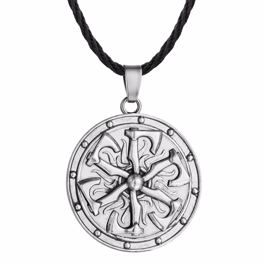 

Nostalgia Thunder Shield Of Perun Slavic Axe Amulet Mens Jewellery Gothic Viking Pagan Pendant Necklace Jewlery Making