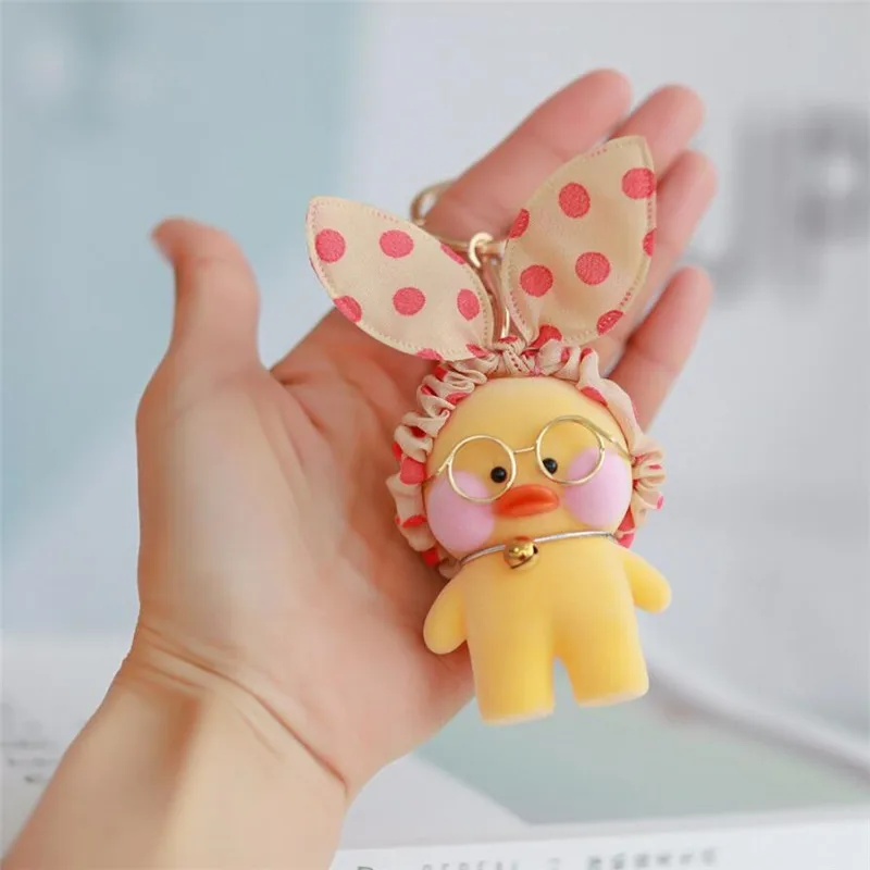Новинка 2019 милый брелок Lalafanfan для кафе Mimi желтая утка экшн фигурка сумки