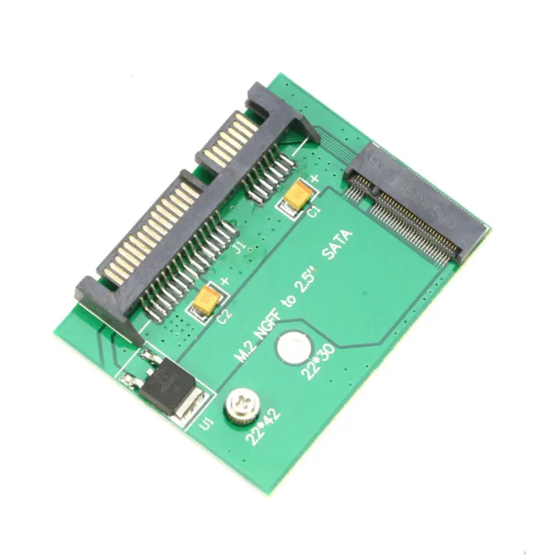 NGFF M.2 SATA 22Pin 2 5 дюймов HDD конвертер адаптер маленькая плата для половины размера