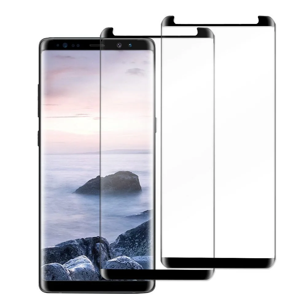 Изогнутое закаленное стекло с полным покрытием для Samsung Galaxy S8 Plus Защитная пленка