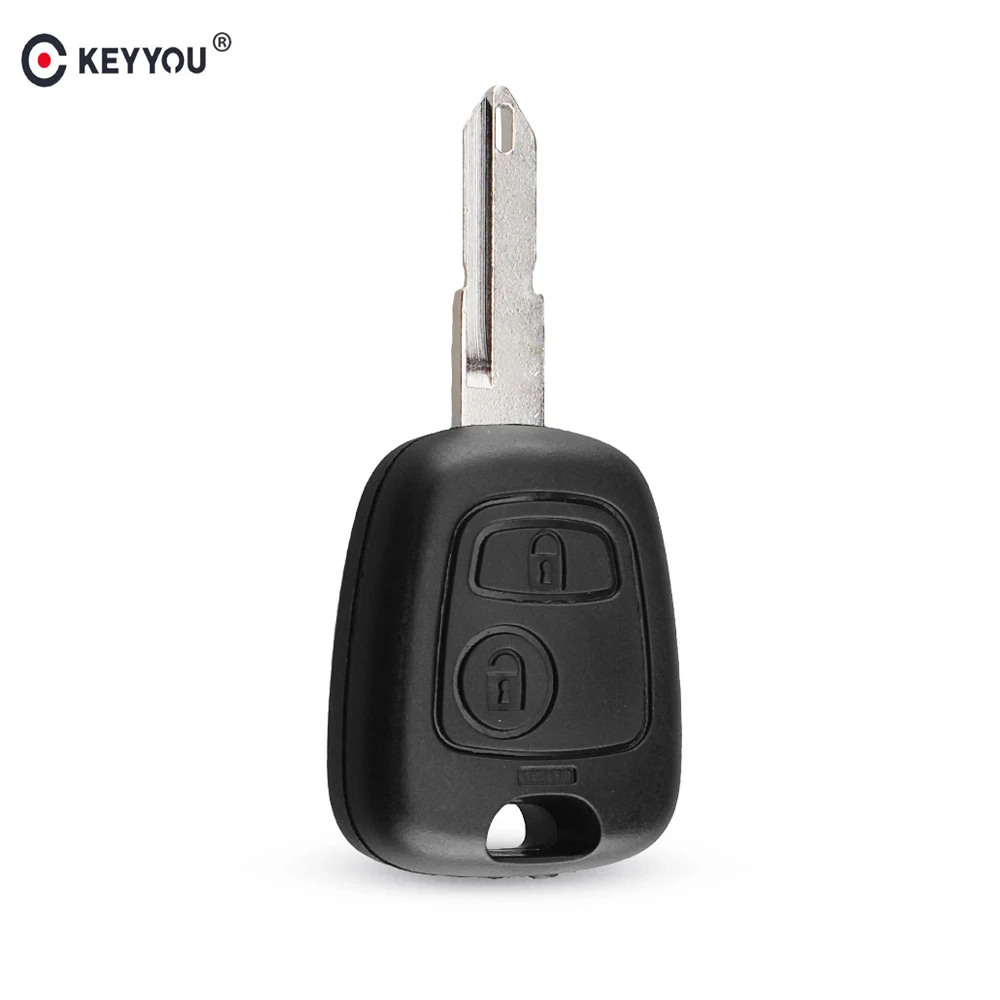Чехол KEYYOU для автомобильного ключа с 2 кнопками и дистанционным управлением