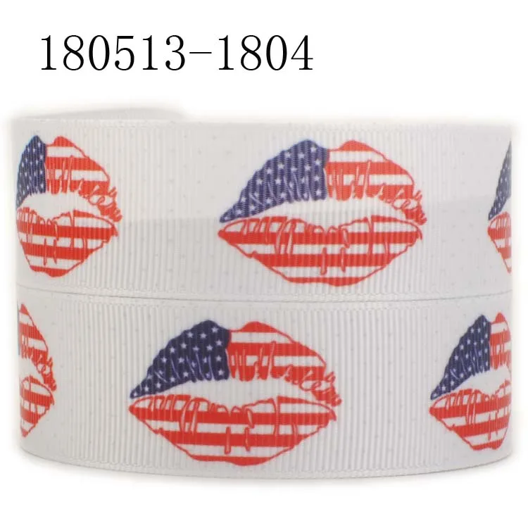 10yards - different size -American stars ribbon -Independent Day/Patriotic/American flags printed grosgrain ribbon/satin | Дом и сад