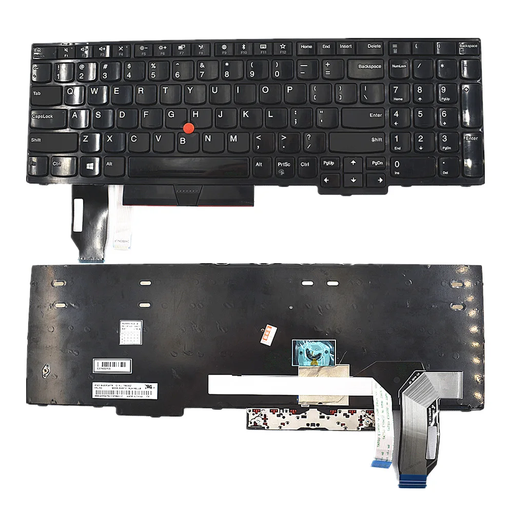 Клавиатура Lenovo ThinkPad E580 L580 US с подсветкой 01YP680 SN5372BL черный|Клавиатуры| |