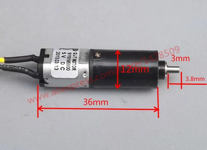 DC 12V Мини мотор редуктор Мотор с планетарной шестерней большой крутящий момент DIY