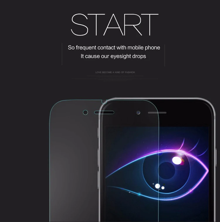 Бренд Jun Fun 1000 шт./лот 9H Премиум защитное закаленное стекло для iphone 8 7 6 6s Plus